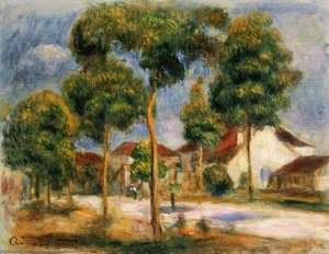 Auf Der Sonnenseite Der Straße — Pierre-auguste Renoir, Impressionism