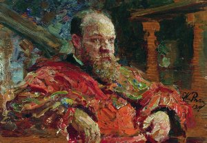 Portrait Of N.v. Delyarov — Ilya Yefimovich Repin