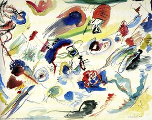Untitled (first Abstract Watercolor) — Wassily Wassilyevich Kandinsky, Abstract Art