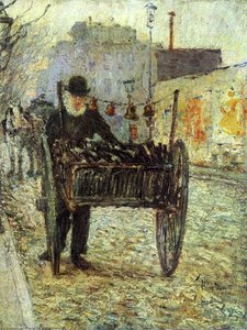 Old Bottle Man — Frederick Childe Hassam
