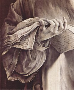 Heller Altarpiece (detail) — Matthias Grünewald