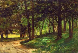 Untitled (landscape With Trees) — Edvard Mičel Banister