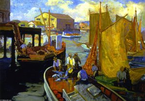 San Pedro Harbor — Franz Bischoff