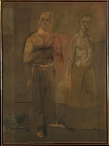 Two Standing Men — Willem De Kooning, Abstract Expressionism