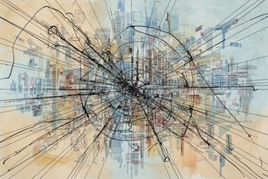 Fractured Grid: Urban Entropy No. 1