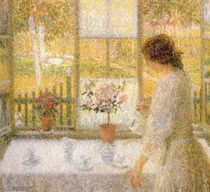 Woman At The Window — Leon De Smet