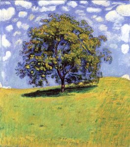 The Nut Tree — Ferdinand Hodler, Post-impressionism