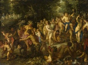 A Bacchic Procession