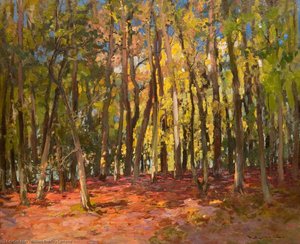 The Witches' Wood — William Bradley Lamond, Post-impressionism