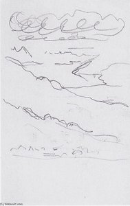 Lake Thun From The Path To The Plate Schynigen — Ferdinand Hodler