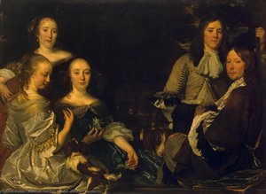 Family Portrait — Abraham Van Den Tempel, Dutch Golden Age Portraiture