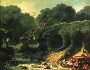 The Isle Of Love — Jean-honoré Fragonard