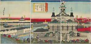 Tokyo Kaiunbashi,1st National Bank Scene, and Vicinity Overview