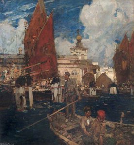 The Dogana, Venice — Frank Brangwyn