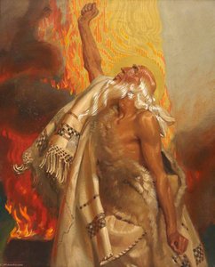 Elijah The Warrior Of God — Frank O. Salisbury, Contemporary Realism