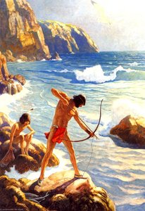 The First Maine Fisherman — N.c. Wyeth