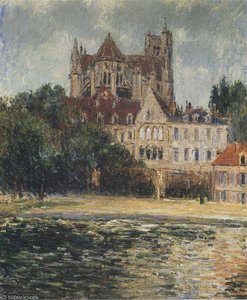 The Auxerre Cathedral — Gustave Loiseau
