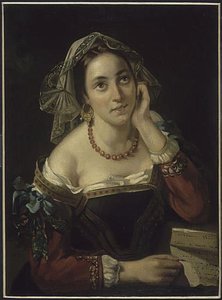 Graziella, Amie De Lamartine — Emile Jean Horace Vernet
