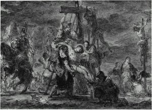 The Descent From The Cross — Eugène Delacroix