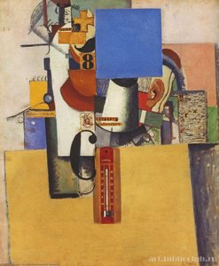 Soldier Of The First Division — Kazimir Malevich, Cubism