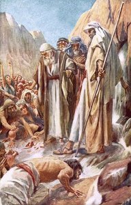 The Smiting Of The Rock — Harold Copping
