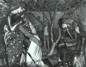 The Knight's Farewell — Edward Coley Burne-jones
