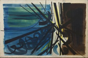 Composition T, 50-5 — Hans Hartung
