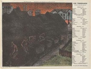 Program for The Weavers (Les Tisserands) from The Beraldi Album of Theatre Programs