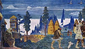Pomeranians. Morning. — Nicholas Roerich