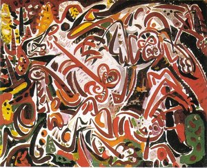 Elan Devoured By Dogs — André Masson