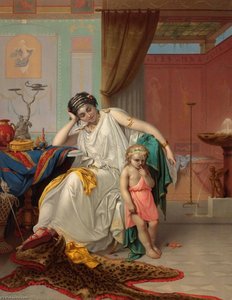 Family Life In Pompeii — Pierre Olivier Joseph Coomans