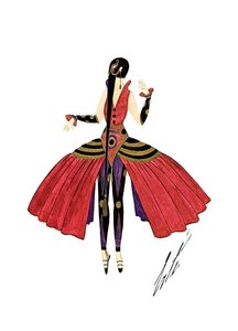 Project For The Masks — Erté