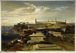 Hospital And Cemetery, Scutari — William Simpson