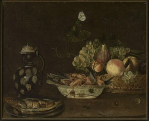 Still Life With A Herring — Alexander Adriaenssen