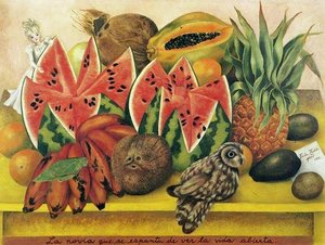 The Bride Frightened At Seeing Life Opened — Frida Kahlo