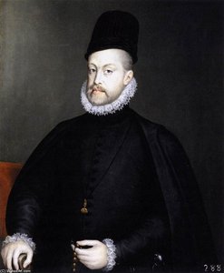 Philip Ii Holding A Rosary — Alonso Sánchez Coello, Renaissance