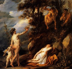 Bacchus Und Ariadne — Jakob Jordaens, Flämischer Barock