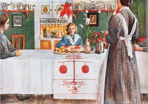 The Friend From Town — Carl Larsson