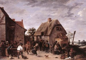 Flemish Kermess — David Teniers The Younger, Baroque Flemish Genre