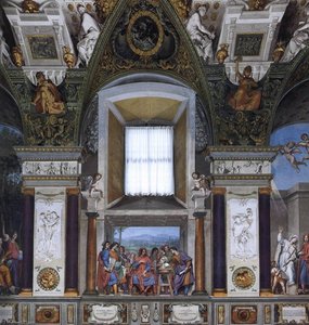 View of the west wall (detail)