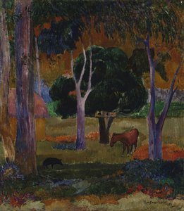 Paisaje con un Cerdo y un Caballo (Hiva Oa)