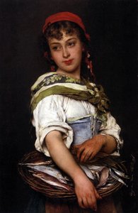 The Days Catch — Eugen Von Blaas, Academic Classicism