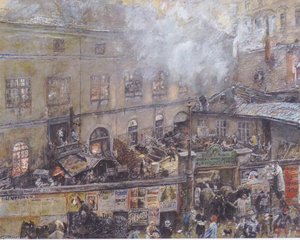 The Iron Foundry In Kitschelt Skodagasse In Vienna — Rudolf Von Alt