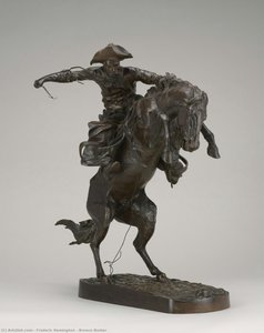 Bronco Buster — Frederic Remington, American Realism