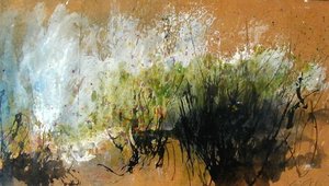 Landscapes On Tan Paper - (034) — George Turner