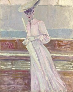 Madame Helleu On The Yacht Etoile — Paul César Helleu