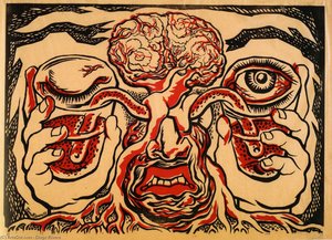 The Communicating Vessels (homage To Andre Breton) — Diego Rivera