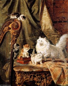Musical Interlude Sun — Henriette Ronner Knip