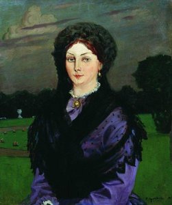 Portrait Of A Woman — Boris Mikhailovich Kustodiev