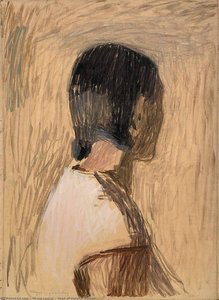 Head Of Mulatto Woman — Myron Lechay